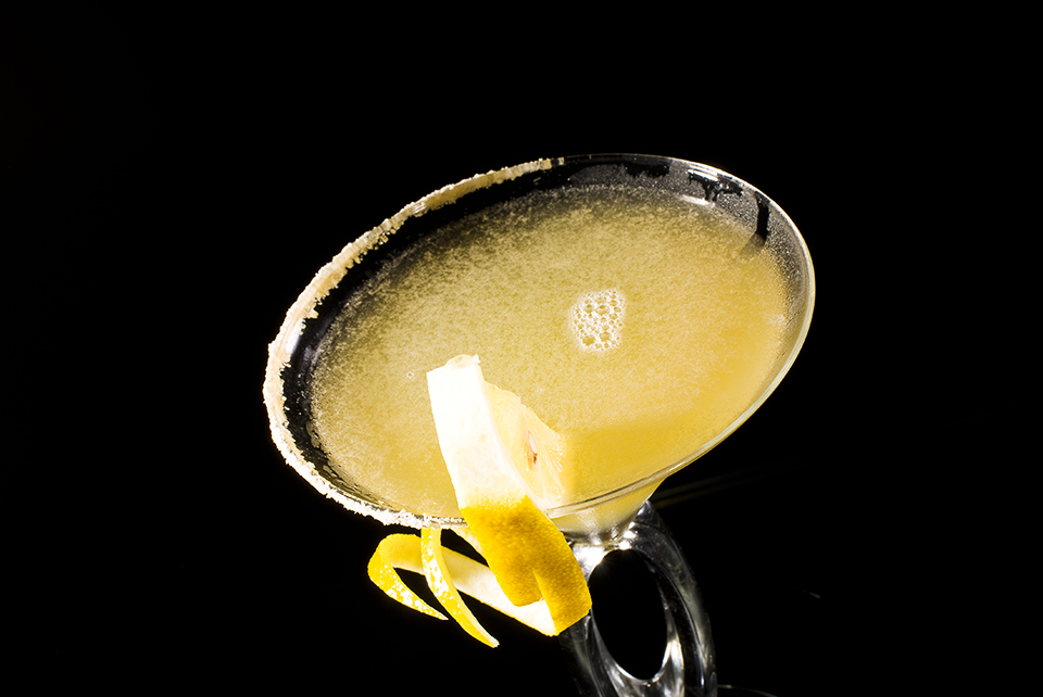 Cocktail Side Car von schräg oben